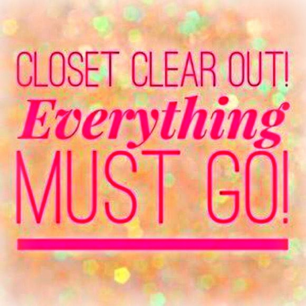 Closet clear-out